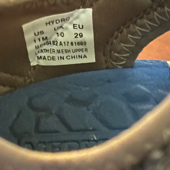 Merrell Boys Hydro Hiker Waterproof Sandals Shoes Hook Loop MC57482 Size 11M - Picture 6 of 7